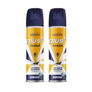 Plus Aerosol Kokusuz Karasinek ve Sivrisinek Öldürücü Sprey 300 ml x 2 adet